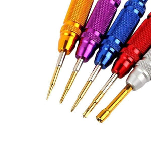 Planet Gates Phone Repair Tools Kit 5 in 1 Precision Screwdriver Set for iPhone X 8 7 6S 6 Disassemble Opening Kit