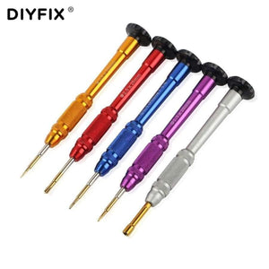 Planet Gates Phone Repair Tools Kit 5 in 1 Precision Screwdriver Set for iPhone X 8 7 6S 6 Disassemble Opening Kit
