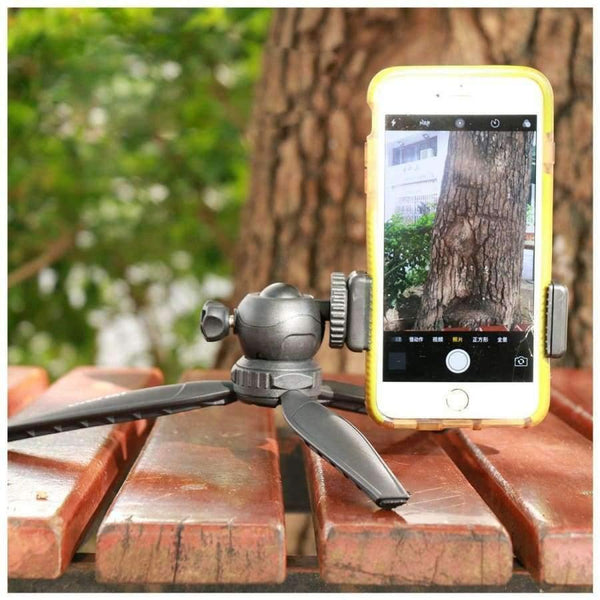 Planet Gates Phone Tripod,Mini Tripod + Universal Holder Clip for Digital Camera & iPhone 7 6 Plus 6 5S SE & Samsung Galaxy S6 S6 edge