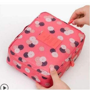 Planet Gates Photo Color 10 Multifunction waterproof Toiletry Make Up Organizer double-layer makeup bag Man Women travel cosmetic bag wash bag
