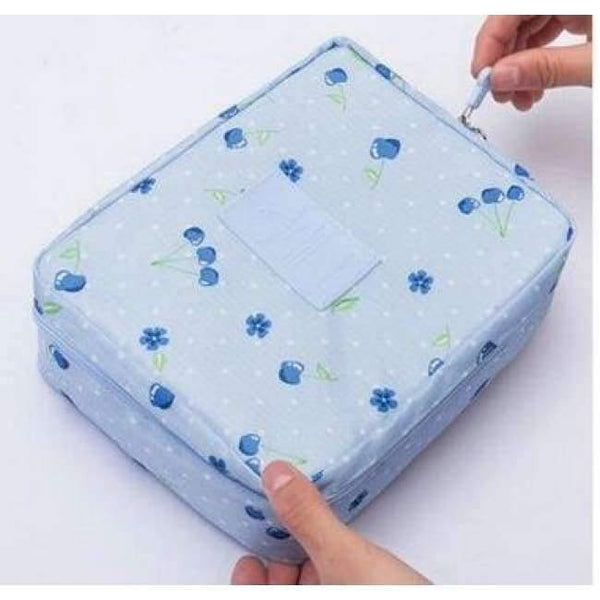 Planet Gates Photo Color 12 Multifunction waterproof Toiletry Make Up Organizer double-layer makeup bag Man Women travel cosmetic bag wash bag