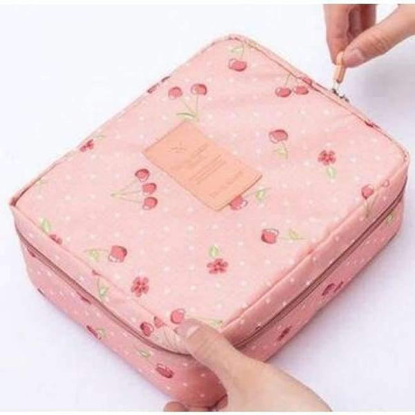 Planet Gates Photo Color 13 Multifunction waterproof Toiletry Make Up Organizer double-layer makeup bag Man Women travel cosmetic bag wash bag