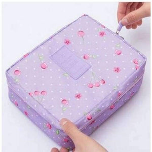 Planet Gates Photo Color 14 Multifunction waterproof Toiletry Make Up Organizer double-layer makeup bag Man Women travel cosmetic bag wash bag