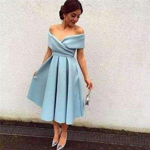 Planet Gates Photo Color / 2 Mint Blue Short Bridesmaid Dresses 2018 Boat Neck Cap Sleeve Pleat Satin Wedding Party Gowns Custom Made Occasion Dress