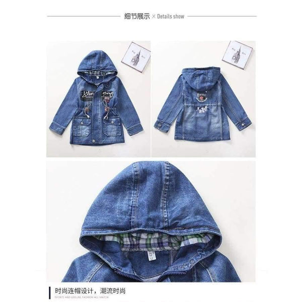Planet Gates Photo Color / 4 Boy Clothes For Teenagers Boys Denim Jacket 2018 Spring Outerwear For Children Kids Coat For Boys 4 5 7 9 11 13 15 Years