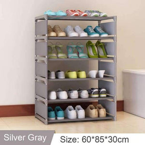 Planet Gates Photo Color 7 Shoe Rack Stand Assembly Stainless Steel Door Shoes Organizer multi-function Storage Cabinet space saver for Home Furniture