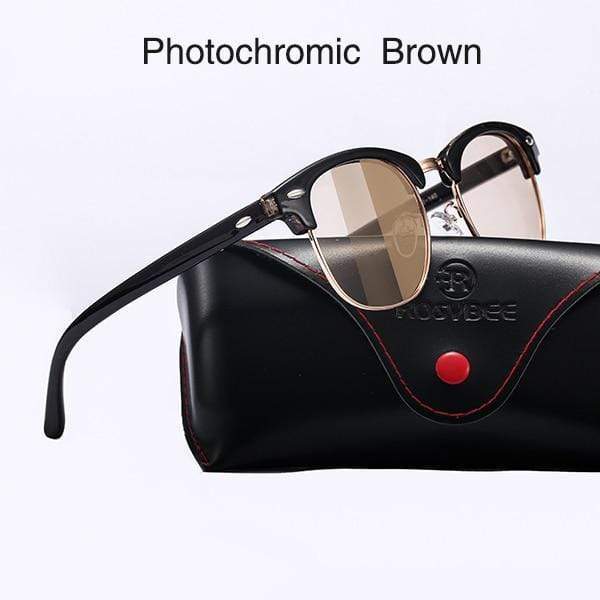 Planet Gates photochromic brown / with original box UV400  Polarized Sunglasses men women Classic cool retro Sun glasses Coating  man Driving Shades fashion male oculos
