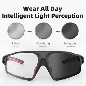 Planet Gates Photochromic Cycling Glasses Bike Bicycle Sports Men's UV400 Sunglasses MTB Road Eyewear Protection Goggles
