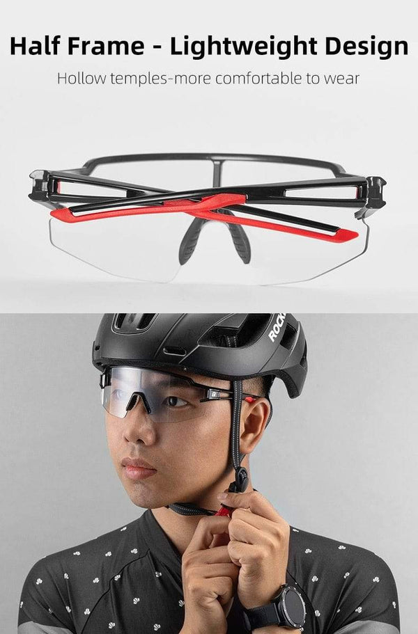 Planet Gates Photochromic Cycling Glasses Polarized Built-in Myopia Frame Sports Sunglasses Men Women Glasses Cycling Eyewear Goggle