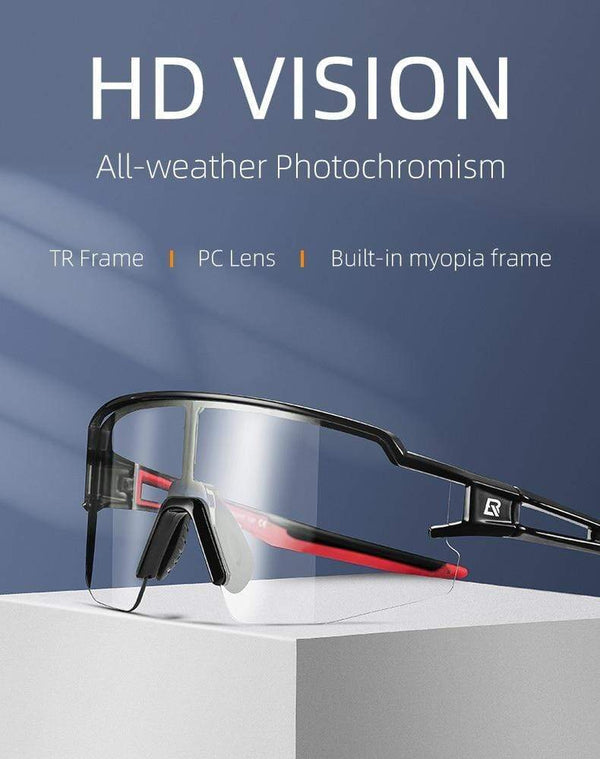Planet Gates Photochromic Cycling Glasses Polarized Built-in Myopia Frame Sports Sunglasses Men Women Glasses Cycling Eyewear Goggle