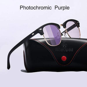 Planet Gates photochromic purple / with original box UV400  Polarized Sunglasses men women Classic cool retro Sun glasses Coating  man Driving Shades fashion male oculos