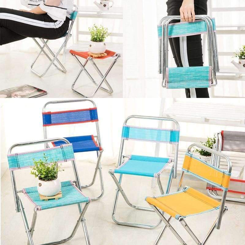 Planet Gates Picnic Chair Party Camping Fishing Stool Can Foldable Stainless Steel Ultralight Seat Beach Chair Protable Outdoor Furniture