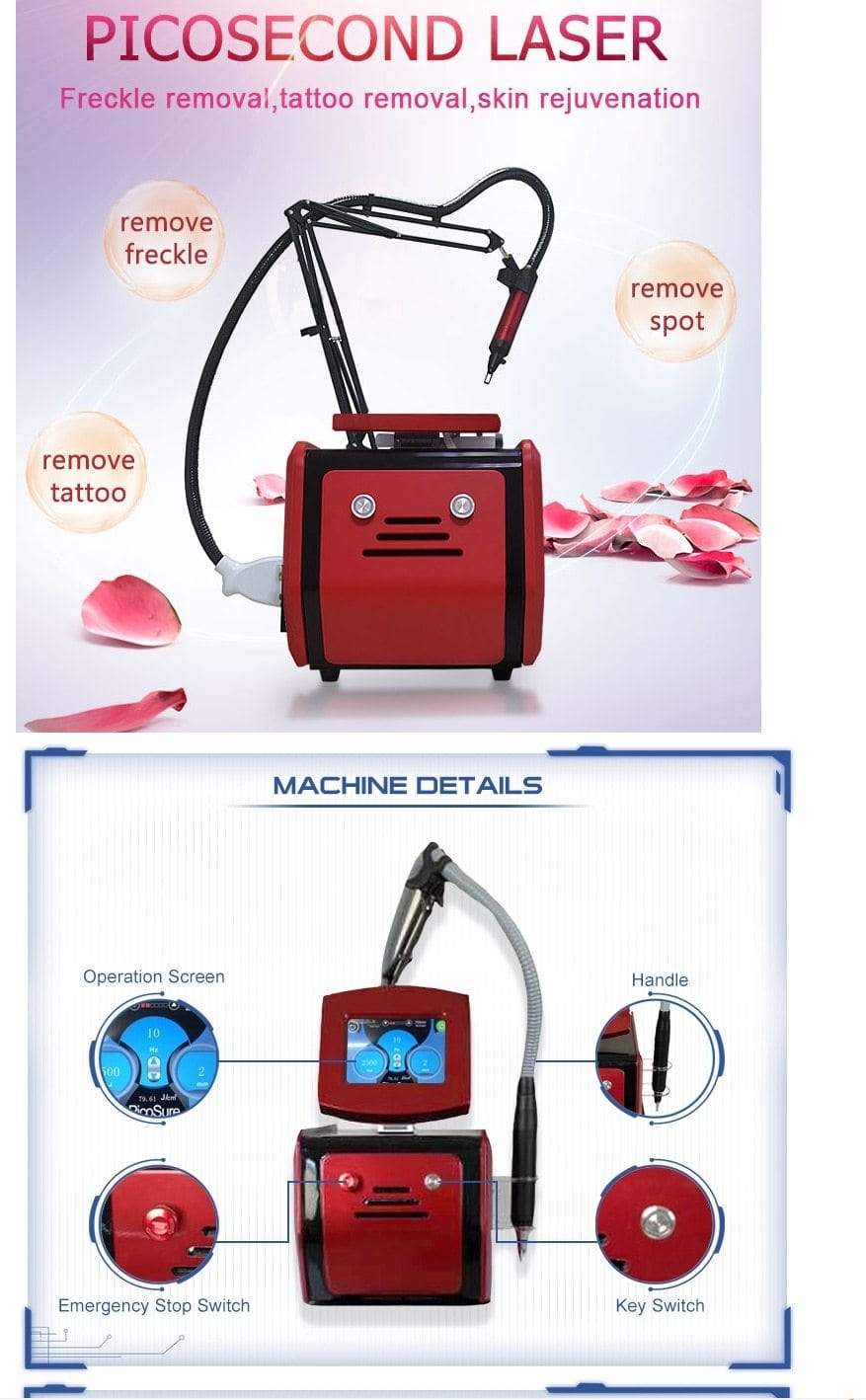 Planet Gates Picosecond laser tattoo removal machine Nd Yag laser 755nm 1064nm 532nm 1320nm beauty machine, skin whitening