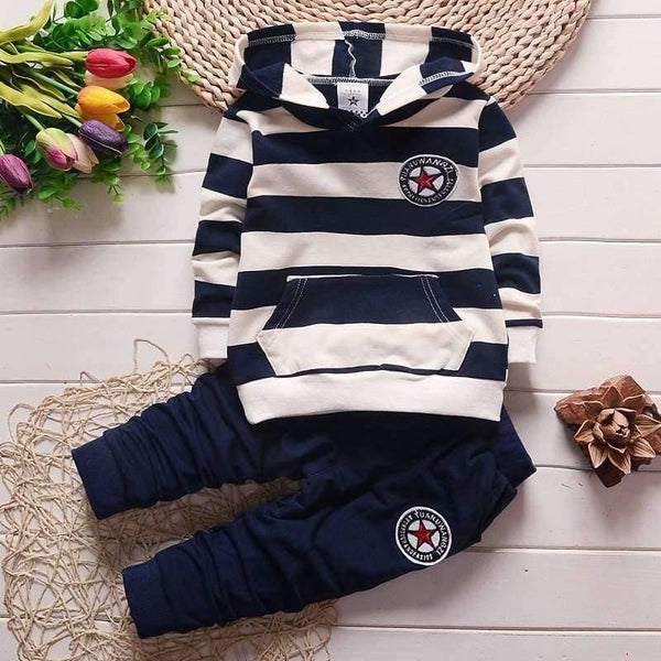 Planet Gates picture color 1 / 3T Children boys clothing set spring baby boys hoodies striped tops+pants 2pcs sport suit kids tracksuit toddler costume