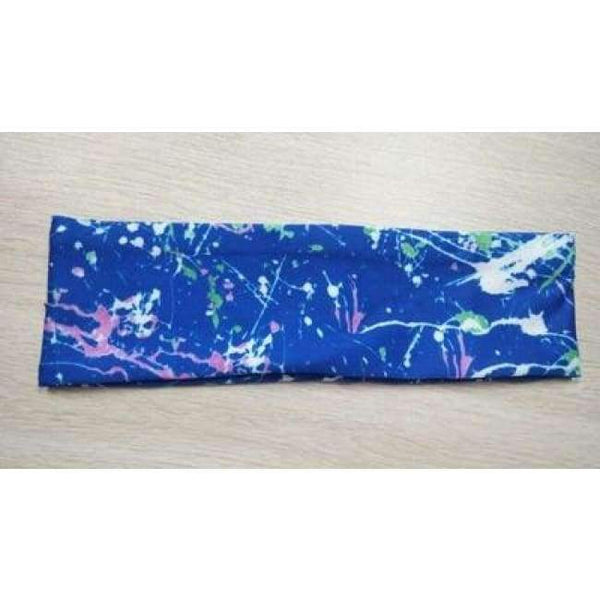 Planet Gates Picture Color 10 Yoga Headband Sport Elastic Hair Bands  2Pcs/Lot Sports Yoga Accessory Wide Headband Stretch Dance Bike Fitness Hairband