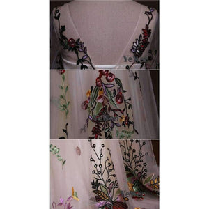 Planet Gates Picture color / 2 Champagne Evening Dress elegant for Women Sleeveless Long Sexy Half Sleeves Plus Size Prom Dresses 2018 Party gown