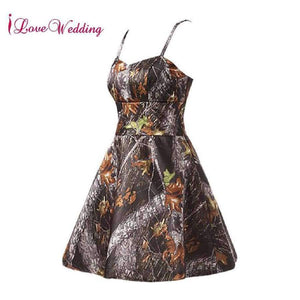 Planet Gates picture color / 2 Wedding 2018 Real Photo Camo Short Cocktail Dress Sexy Spaghetti Straps A Line Cheap Camo Dresses