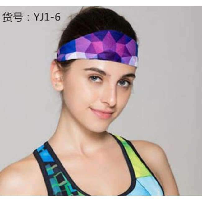 Planet Gates Yoga Headband Sport Elastic Hair Bands  2Pcs/Lot Sports Yoga Accessory Wide Headband Stretch Dance Bike Fitness Hairband