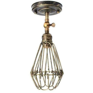 Planet Gates picture color 3 FRLED Fashion Vintage Wire Lamp Cage DIY Lampshade Industrial Lamp Guard Cage Lamp Shade Guard Classic Black Nordic Bulb Cover