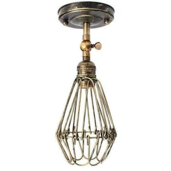 Planet Gates picture color 3 FRLED Fashion Vintage Wire Lamp Cage DIY Lampshade Industrial Lamp Guard Cage Lamp Shade Guard Classic Black Nordic Bulb Cover