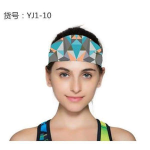 Planet Gates Picture Color 3 Yoga Headband Sport Elastic Hair Bands  2Pcs/Lot Sports Yoga Accessory Wide Headband Stretch Dance Bike Fitness Hairband