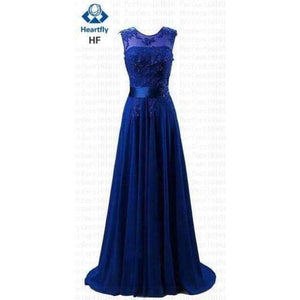 Planet Gates Picture Color / 6 Chiffon Bridesmaid Dresses  Long Robe Demoiselle D'honneur Applique Floor-Length Formal Party Dresses