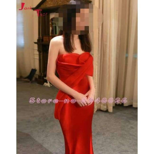 Planet Gates picture color / 6 New Arrive Light Champagne China Formal Gowns Long Vestido De Festa Simple Soft Satin Mermaid Evening Dress