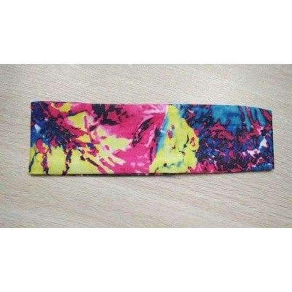 Planet Gates Picture Color 8 Yoga Headband Sport Elastic Hair Bands  2Pcs/Lot Sports Yoga Accessory Wide Headband Stretch Dance Bike Fitness Hairband