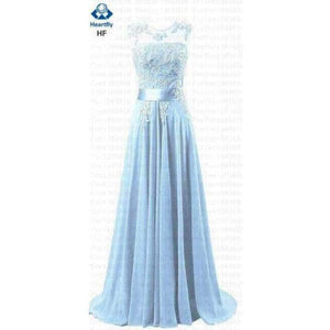 Planet Gates Picture Color 9 / 6 Chiffon Bridesmaid Dresses  Long Robe Demoiselle D'honneur Applique Floor-Length Formal Party Dresses