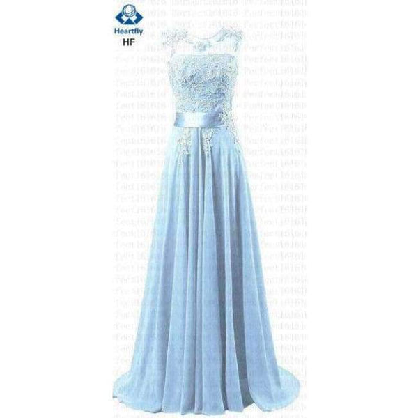 Planet Gates Picture Color 9 / 6 Chiffon Bridesmaid Dresses  Long Robe Demoiselle D'honneur Applique Floor-Length Formal Party Dresses