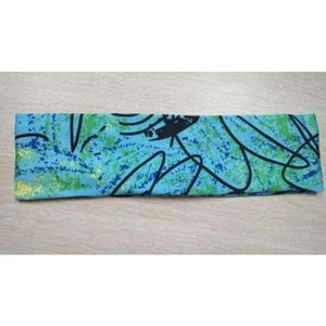 Planet Gates Picture Color 9 Yoga Headband Sport Elastic Hair Bands  2Pcs/Lot Sports Yoga Accessory Wide Headband Stretch Dance Bike Fitness Hairband