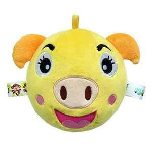 Planet Gates pig Baby Appease Toys For Car Pram Crib Ball Cartoon Animals Plush Doll Grasp Education Toys For Newborn Infant Gifts