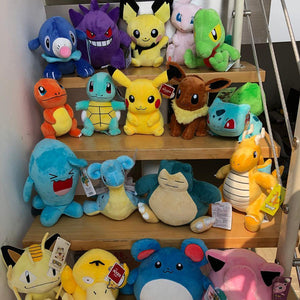 Pikachu Charmander Squirtle Bulbasaur Eevee Plush Doll Snorlax Jigglypuff Gengar Lapras Stuffed Toys Gifts For Children Kids