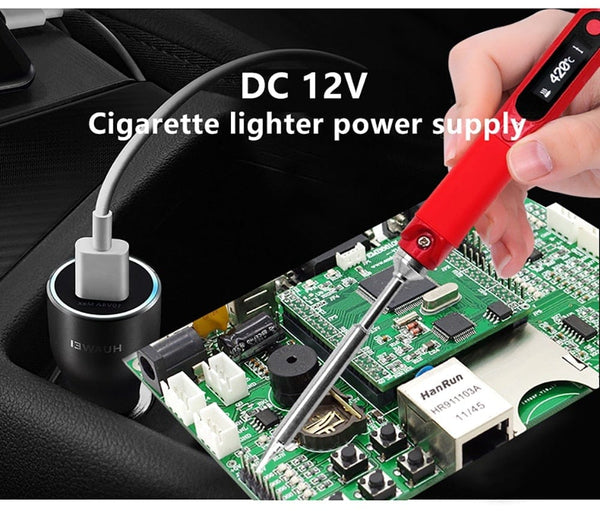 Planet Gates Pine64 Pinecil Soldering Iron Portable Mini USB Interface For Welding tools constant temperature Intelligent maintenance Electr