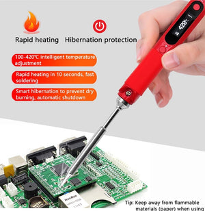 Planet Gates Pine64 Pinecil Soldering Iron Portable Mini USB Interface For Welding tools constant temperature Intelligent maintenance Electr