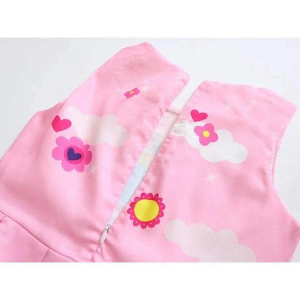 Planet Gates Pink 1 / 2T Baby Summer Princess Little Pony Rainbow Dresses For Girls Halloween Birthday Party Vestidos Dress Children Clothing