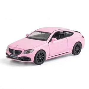 Planet Gates PINK 1:32 AMGC63S C63S Coupe Alloy Car Model Diecasts & Toy Vehicle Metal Car Model Collection High Simulation Sound Light Kids Gift