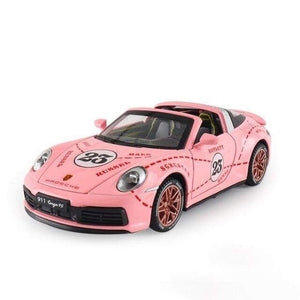 Planet Gates Pink 1:32 Porsche 911 Targa 4S Alloy Car Model Diecast & Toy Vehicles Metal Toy Car Model Collection High Simulation Childrens Gift