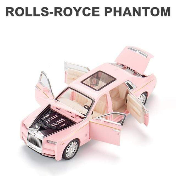 Planet Gates Pink 1:32 Rolls-Royce Phantom Alloy Car Model Diecasts & Toy Vehicles Toy Cars Kid Toys For Sound and light Children Gifts Boy Toy