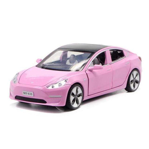 Planet Gates Pink 1:32 Tesla MODEL 3 Alloy Car Model Diecasts & Toy Vehicles Toy Cars Free Shipping Kid Toys For Children Gifts Boy Toy