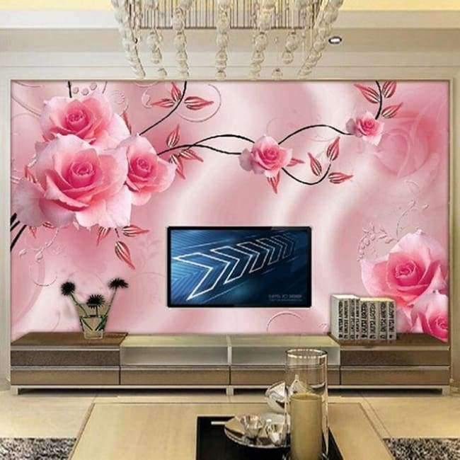 Planet Gates Yellow / 1 m2 Custom Photo Mural Wallpaper Luxury Villas TV Backdrop Papel De Parede 3D Wallpaper For Walls Warm Rose Wall Papers Home Decor