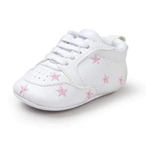 Planet Gates Pink / 1 Multiple Star Baby Girl Shoes first walkers Lace-up Fashion Baby Shoes For 0-18 Months