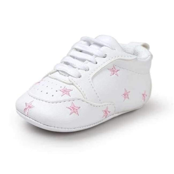 Planet Gates Pink / 1 Multiple Star Baby Girl Shoes first walkers Lace-up Fashion Baby Shoes For 0-18 Months