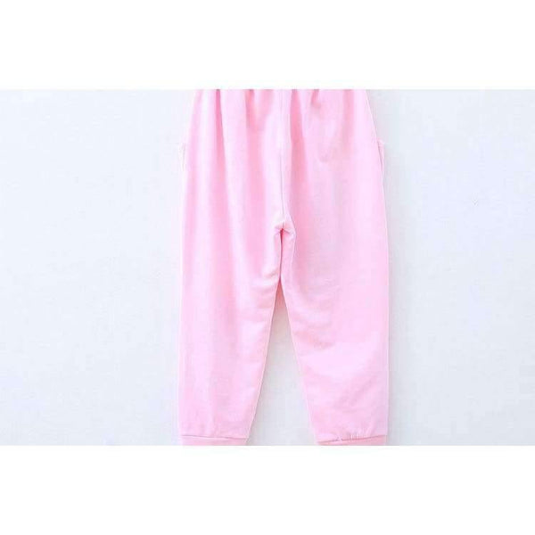 Planet Gates Pink / 10 Autumn teenage girl clothing sets baby girls lovely flower candy color sports suits kids cotton jogging set children clothes