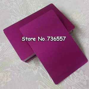Planet Gates Pink 100pcs Blank sublimation metal name card printing blank business card use sublimation ink and paper five colors