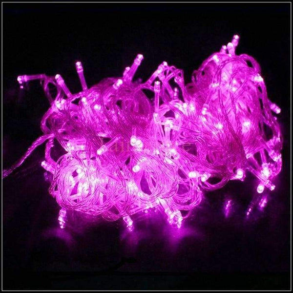 Planet Gates Pink / 10M 100LED HOT sale Led String Lights 10M 20M 30M 50M 100M Xmas Holiday light outdoor decor lamp for party wedding garden christmas Fairy