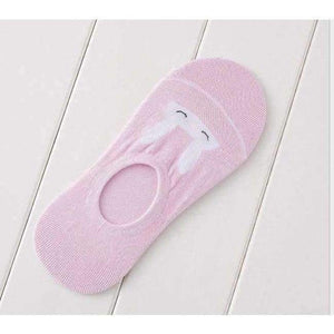 Planet Gates Pink 10pieces=5pair  Summer ankle socks women candy color silicone antiskid invisible socks cool Cotton socks free shipping