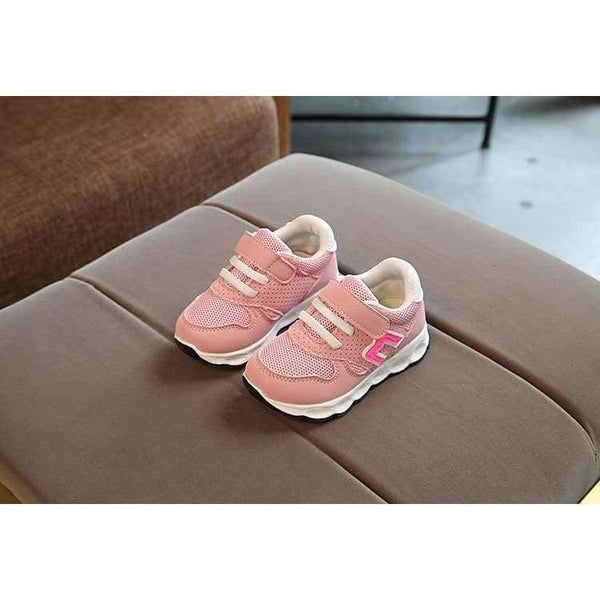 Planet Gates Pink / 11 Hook^Loop fashion patch baby toddlers casual breathable light baby first walkers Cute solid light baby sneakers shoes