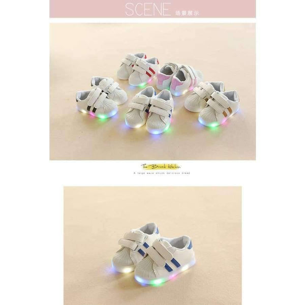 Planet Gates Pink / 11 LED lighting up shoes kids all seasons running sports sneakers children excellent Lovely boys girls baby shoes