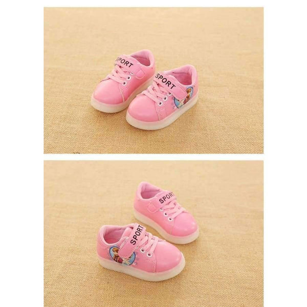 Planet Gates Pink / 11 LED shoes for girls all season sports running baby sneakers solid fashionable excellent kids children shoes